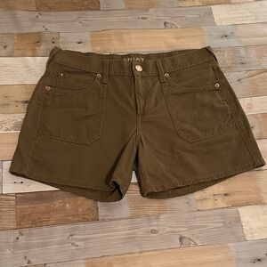 Ariat Women's Tan Cargo Shorts NWOT